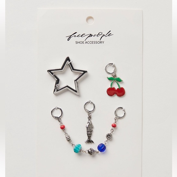 NWT Free People Shoe Charm and Pin Pack - Picture 4 of 8